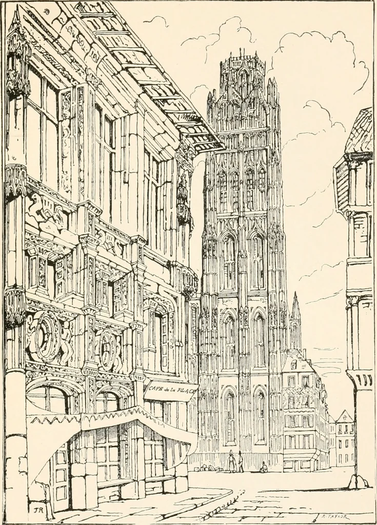 An illustration from John Ruskin; a sketch of his life, his work, and his opinions, with personal reminiscences, 1900, leaf 88