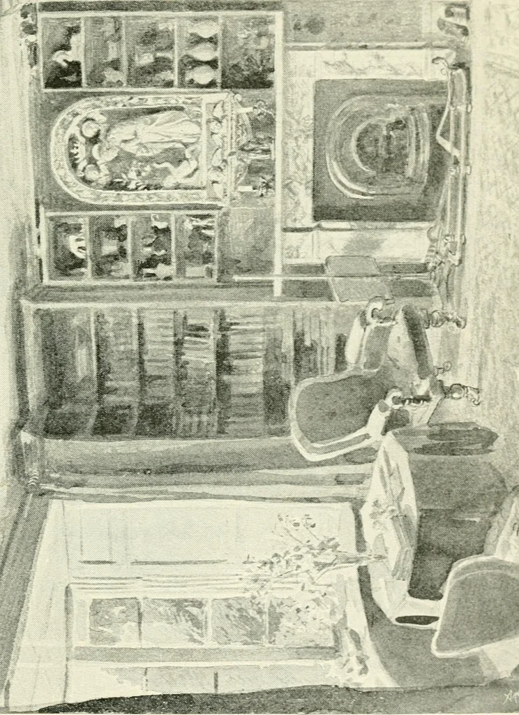 An illustration from John Ruskin; a sketch of his life, his work, and his opinions, with personal reminiscences, 1900, leaf 138