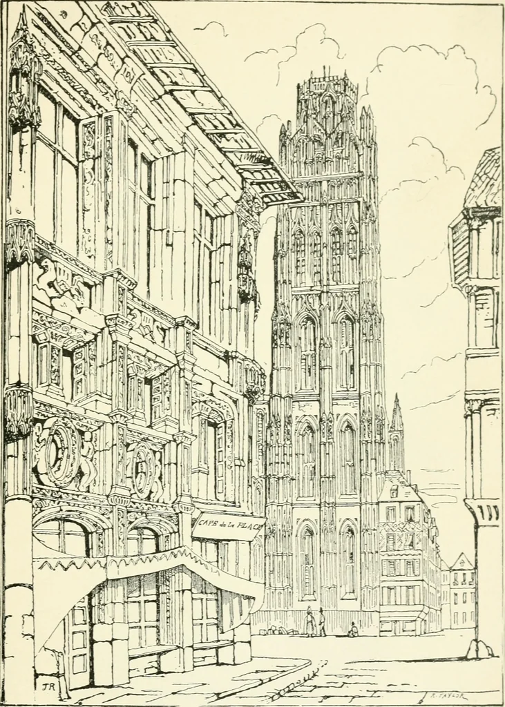 An illustration from John Ruskin; a sketch of his life, his work, and his opinions, with personal reminiscences, 1900, leaf 84