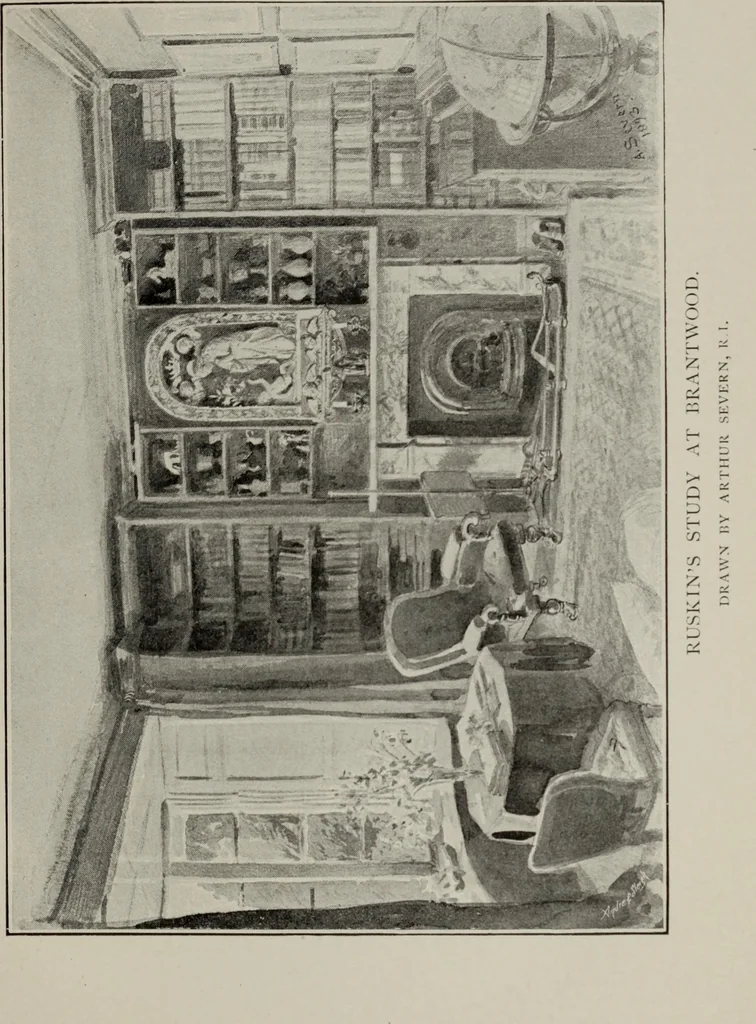 An illustration from John Ruskin ; a sketch of his life, his work, and his opinions, with personal reminiscences, 1900, leaf 144
