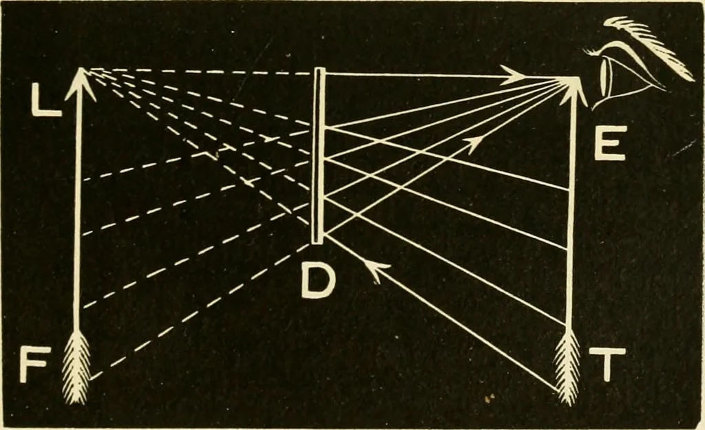 An illustration from Johnson's natural philosophy and key to philosophical charts : illustrated with 500 cuts; being reduced photographic copies of all the diagrams contained in the author's philosophical series of indestructible school charts ; for the use of schools and families, 1878, leaf 216