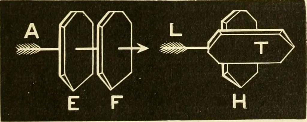 An illustration from Johnson's natural philosophy and key to philosophical charts : illustrated with 500 cuts; being reduced photographic copies of all the diagrams contained in the author's philosophical series of indestructible school charts ; for the use of schools and families, 1878, leaf 296