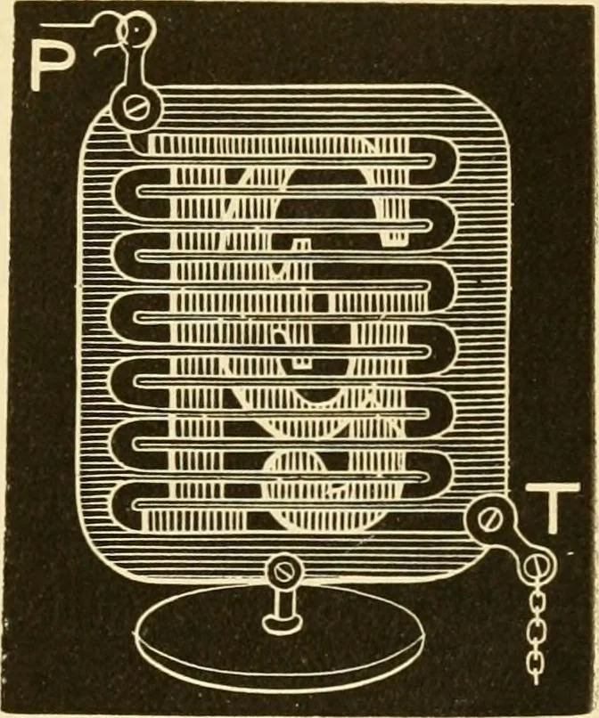 An illustration from Johnson's natural philosophy and key to philosophical charts : illustrated with 500 cuts; being reduced photographic copies of all the diagrams contained in the author's philosophical series of indestructible school charts ; for the use of schools and families, 1878, leaf 380