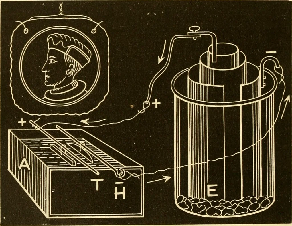 An illustration from Johnson's natural philosophy and key to philosophical charts : illustrated with 500 cuts; being reduced photographic copies of all the diagrams contained in the author's philosophical series of indestructible school charts ; for the use of schools and families, 1878, leaf 399