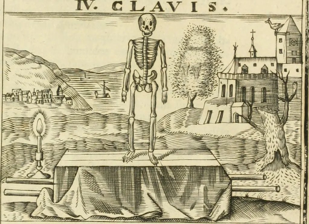 An illustration from Jo. Jacobi Mangeti, medicinae doctoris et sereniss. ac potentiss. regis Prussiae archiatri, Bibliotheca chemica curiosa, seu, Rerum ad alchemiam pertinetium thesaurus instructissimus : quo non tantùm artis auriferae, ac scriptorum in ea nobiliorum historia traditur : lapidis veritas argumentis & experimentis innumeris, immò & juris consultorum judiciis evincitur : termini obscuriores explicantur : cautiones contra impostores & difficultates in tinctura universali conficienda occurrentes, declarantur : verùm etiam tractatus omnes virorum celebriorum, qui in magno sudarunt elixyre, quíque ab ipso Hermete, ut dicitur, Trismegisto, ad nostra usque tempora de chrysopoea scripserunt, cum praecipuis suis commentariis, concinno ordine dispositi exhibentur. Ad quorum omnium illustrationem additae sunt quamplurimae figurae aeneae, 1702, leaf 1414