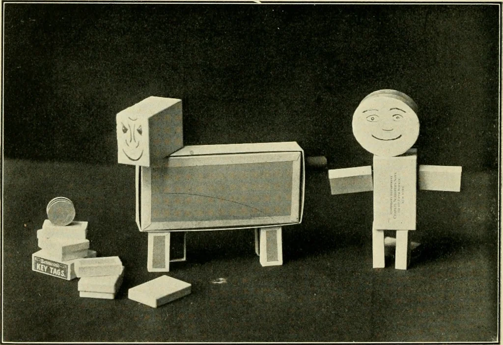 An illustration from The jolly book of boxcraft, 1914, leaf 157