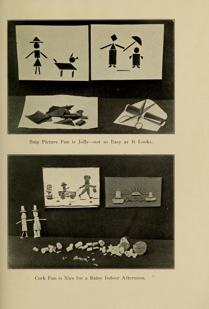 An illustration from The jolly book of funcraft, 1918, leaf 179