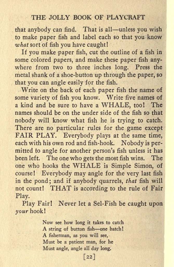 An illustration from The jolly book of playcraft, 1916, leaf 48
