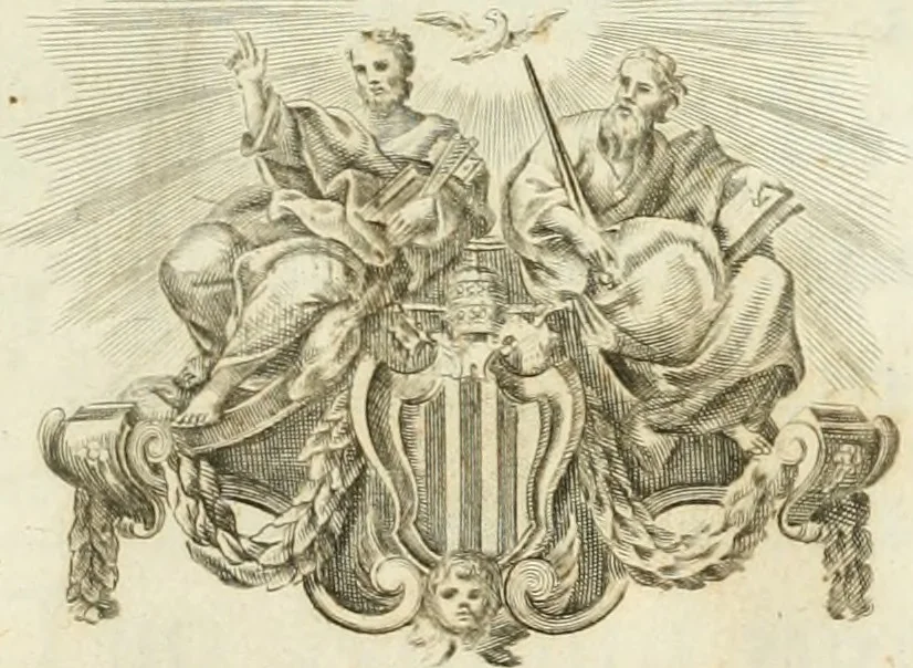 An illustration from Josephi Alexandri Furietti utriusque signaturæ referendarii, sacrarum congr. concilii, & residentiæ episcoporum a secretis De musivis, ad Ss. patrem Benedictum XIV. Pontificem Maximum, 1752, leaf 6