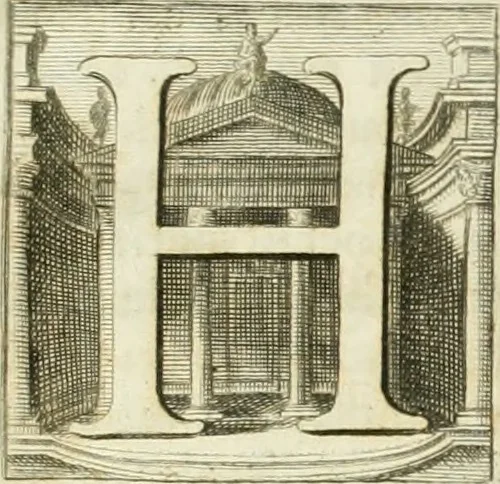 An illustration from Josephi Alexandri Furietti utriusque signaturæ referendarii, sacrarum congr. concilii, & residentiæ episcoporum a secretis De musivis, ad Ss. patrem Benedictum XIV. Pontificem Maximum, 1752, leaf 96