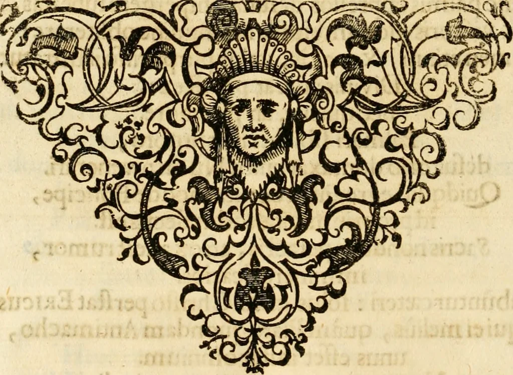 An illustration from Josephi felicissimi quondam, et gloriossisimi in Aegypto proregis polymita : variis liciorum coloribus distincta diversisque picturarum figuris illustrata : hoc est, virtutum regiarum in pluribus olim clarissimisque principibus laudatarum symmetria in unum, absolutumque ornatum animi coronis nati concinnata, et Josepho primo Leopoldi I. caesaris filio in Romanorum regem felicibus auspiciis nuper inaugurato : ab Archiducali, Caesareo, et Academico Societ. Jesu collegio Graecii in obsequiosae gratulationis argumentum demississimè oblata, 1690, leaf 69