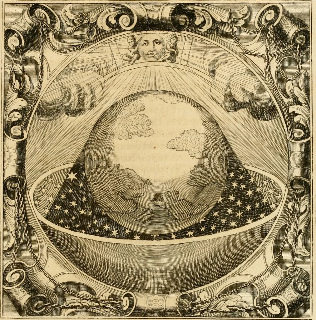 An illustration from Josephi felicissimi quondam, et gloriossisimi in Aegypto proregis polymita : variis liciorum coloribus distincta diversisque picturarum figuris illustrata : hoc est, virtutum regiarum in pluribus olim clarissimisque principibus laudatarum symmetria in unum, absolutumque ornatum animi coronis nati concinnata, et Josepho primo Leopoldi I. caesaris filio in Romanorum regem felicibus auspiciis nuper inaugurato : ab Archiducali, Caesareo, et Academico Societ. Jesu collegio Graecii in obsequiosae gratulationis argumentum demississimè oblata, 1690, leaf 96