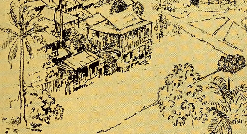 An illustration from Joseph Pennell's pictures of the Panama canal: reproductions of a series of lithographs made by him on the isthmus of Panama, January-March, 1912, 1912, leaf 126
