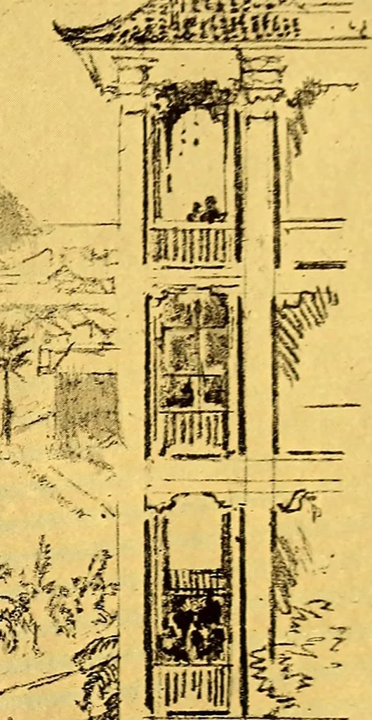 An illustration from Joseph Pennell's pictures of the Panama canal: reproductions of a series of lithographs made by him on the isthmus of Panama, January-March, 1912, 1912, leaf 126