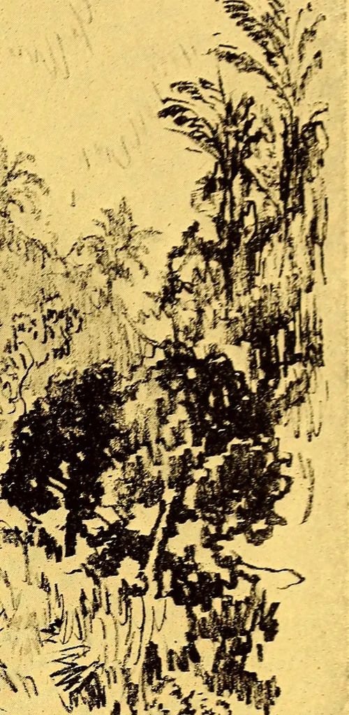 An illustration from Joseph Pennell's pictures of the Panama canal: reproductions of a series of lithographs made by him on the isthmus of Panama, January-March, 1912, 1912, leaf 58