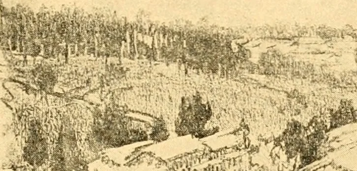 An illustration from Joseph Pennell's pictures of war work in America : reproductions of a series of lithographs of munition works made by him with the permission and authority of the United States government, with notes and an introduction by the artist, 1918, leaf 158