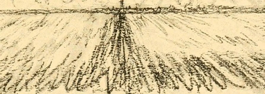 An illustration from Joseph Pennell's pictures of war work in America : reproductions of a series of lithographs of munition works made by him with the permission and authority of the United States government, with notes and an introduction by the artist, 1918, leaf 94