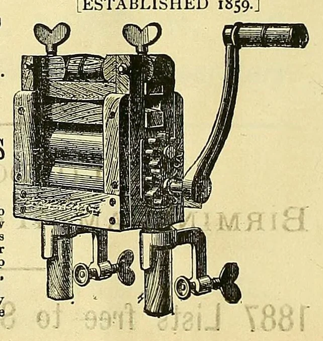 An illustration from Journal of domestic appliances, 1881, leaf 92