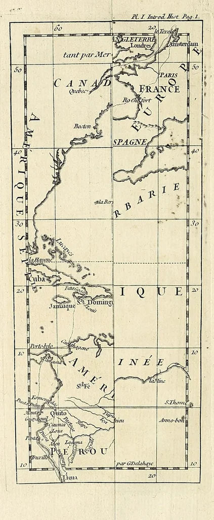 An illustration from Journal du voyage fait par ordre du roi, a l'équateur : servant d'introduction historique a la Mesure des trois premiers degrés du méridien, 1751, leaf 52