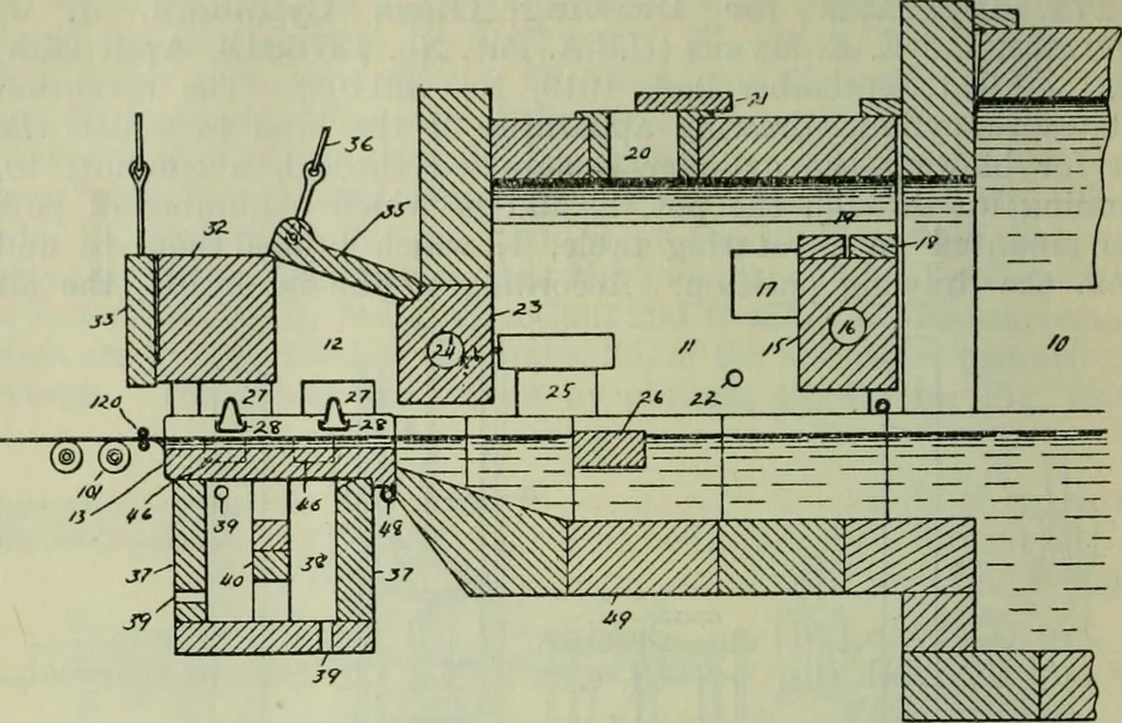 An illustration from Journal, 1917, leaf 555