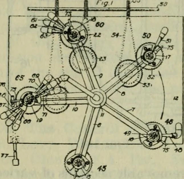 An illustration from Journal, 1917, leaf 741