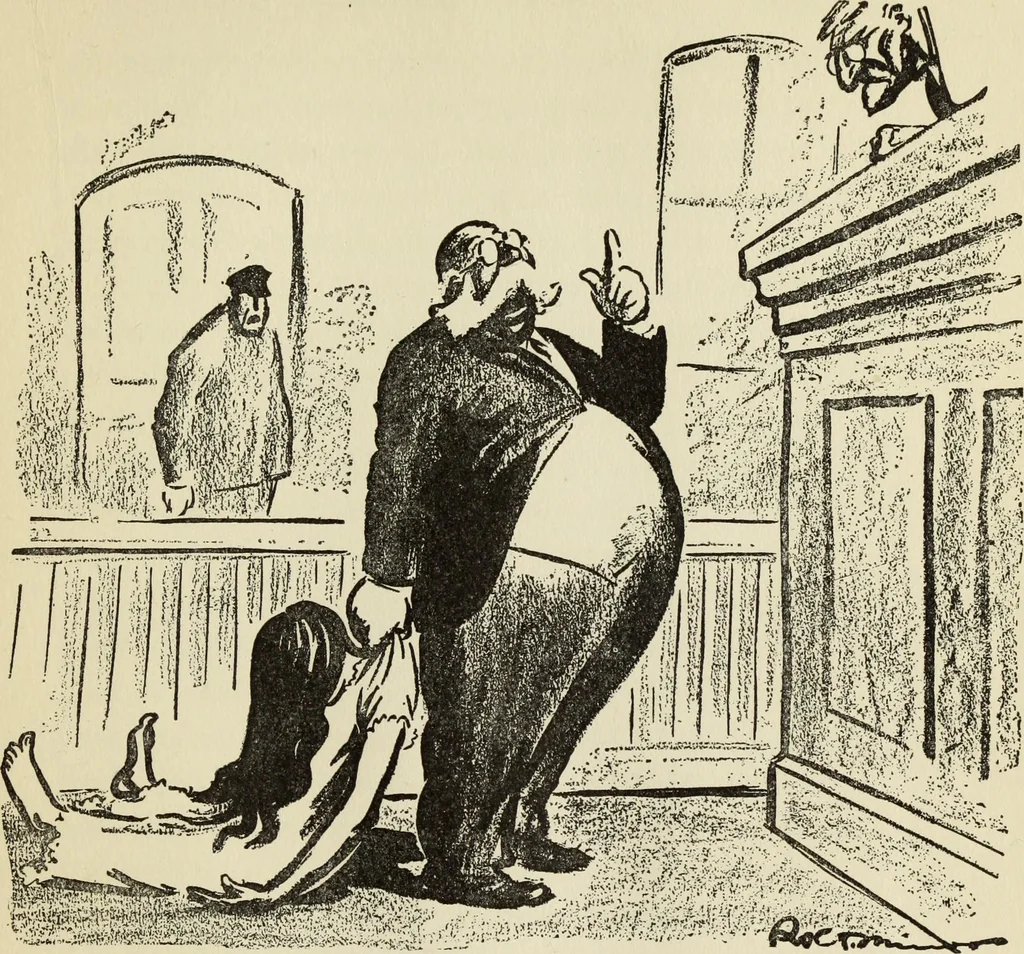 An illustration from Journalism versus art, 1916, leaf 46