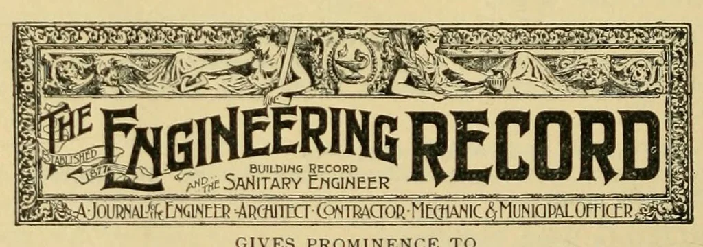 An illustration from Journal of the Association of Engineering Societies, 1881, leaf 878
