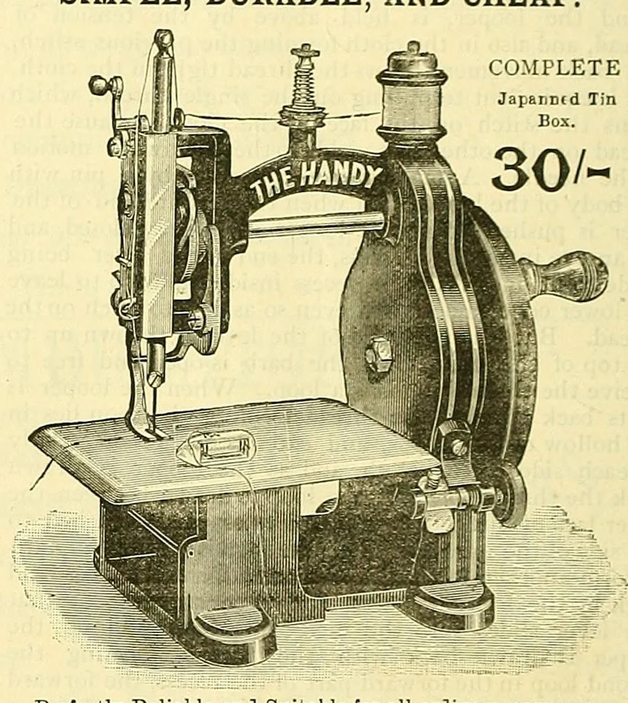 An illustration from Journal of domestic appliances, 1881, leaf 114