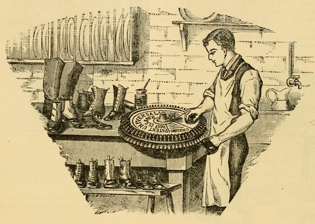 An illustration from Journal of domestic appliances, 1881, leaf 174