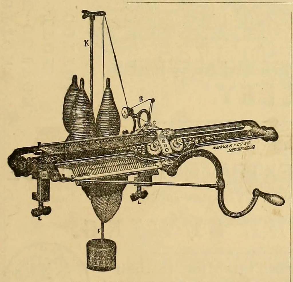 An illustration from Journal of domestic appliances, 1881, leaf 205