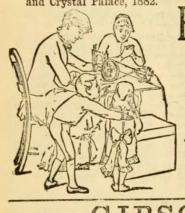 An illustration from Journal of domestic appliances, 1881, leaf 150