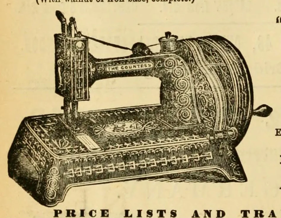 An illustration from Journal of domestic appliances, 1881, leaf 244