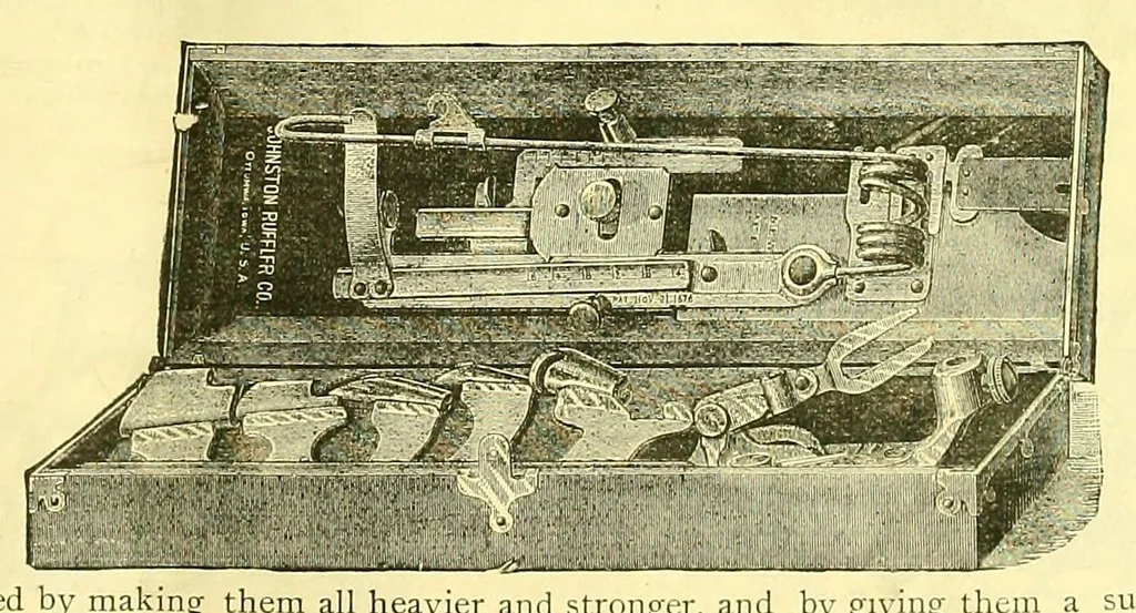 An illustration from Journal of domestic appliances, 1881, leaf 449