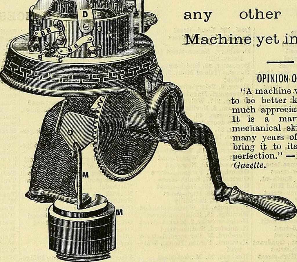 An illustration from Journal of domestic appliances, 1881, leaf 15