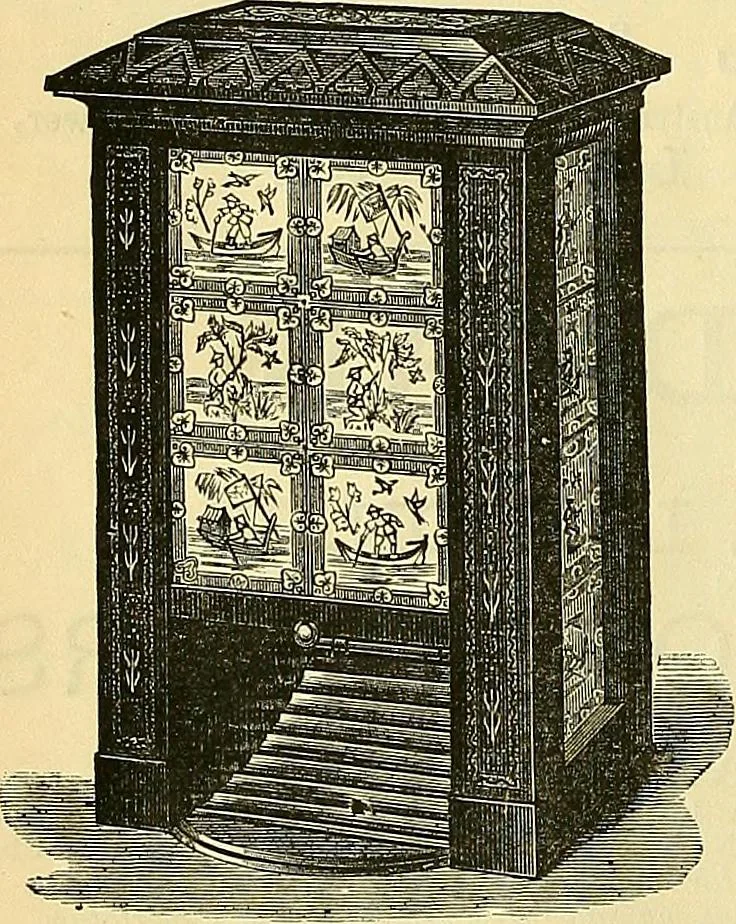 An illustration from Journal of domestic appliances, 1881, leaf 83