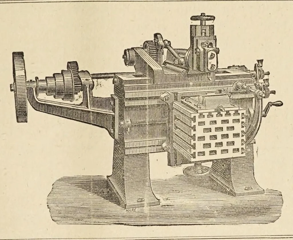 An illustration from Journal of fabrics and textile industries, 1882, leaf 123