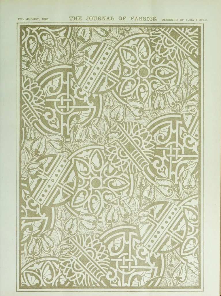 An illustration from Journal of fabrics and textile industries, 1882, leaf 41