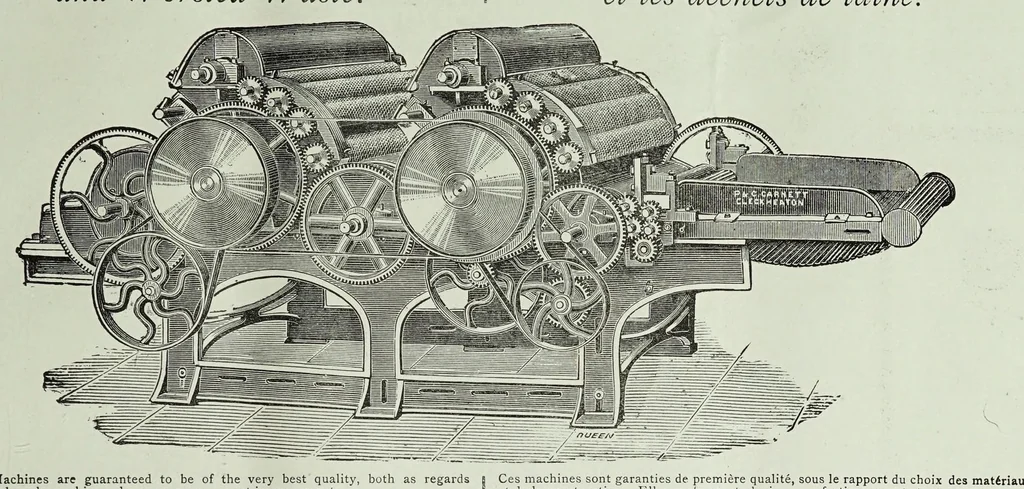 An illustration from Journal of fabrics and textile industries, 1882, leaf 55