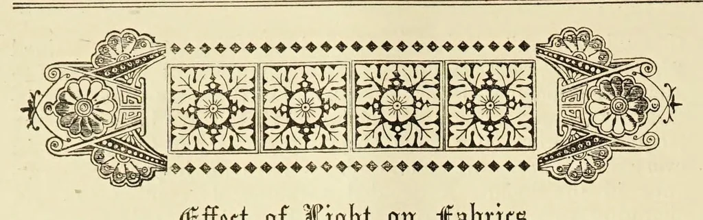 An illustration from Journal of fabrics and textile industries, 1882, leaf 92