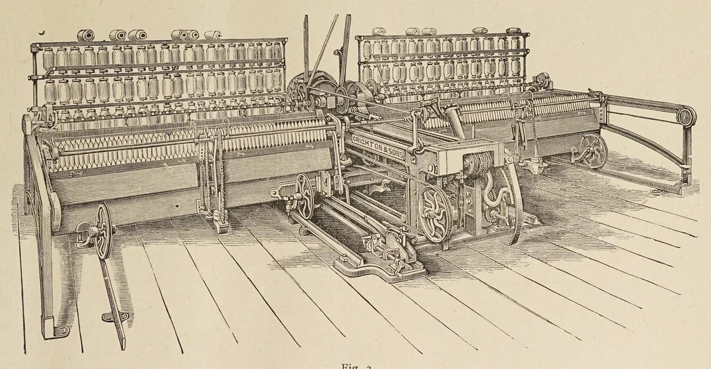 An illustration from Journal of fabrics and textile industries, 1882, leaf 73