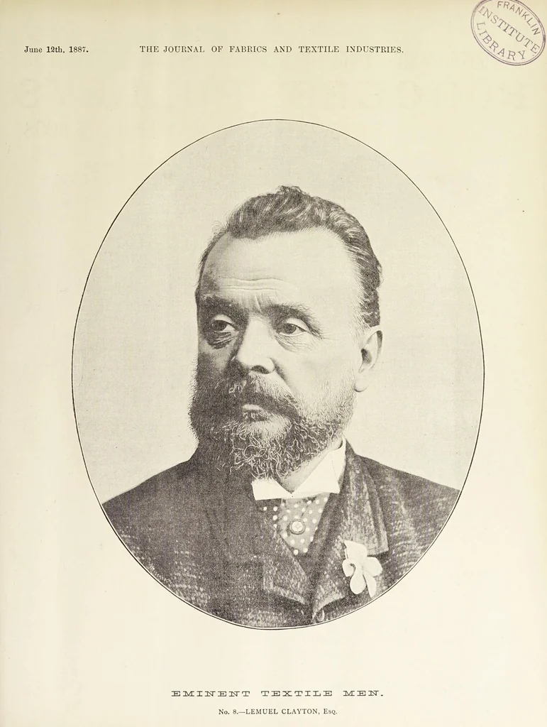 An illustration from Journal of fabrics and textile industries, 1882, leaf 97