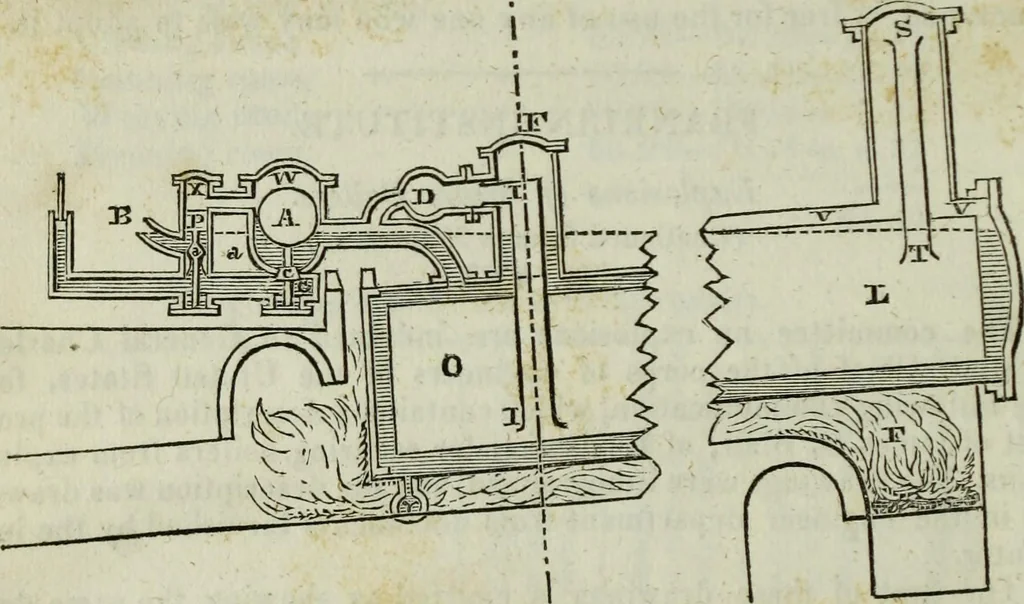 An illustration from Journal of the Franklin Institute; devoted to science and the mechanic arts, 1826, leaf 21