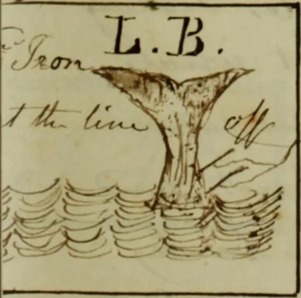 An illustration from [Journal of the Saratoga (Ship) of New Bedford, Mass. mastered by Frederick Slocum, kept by Washington Fosdick, on voyage from April 23, 1857 - December 12, 1858], 1857, leaf 24