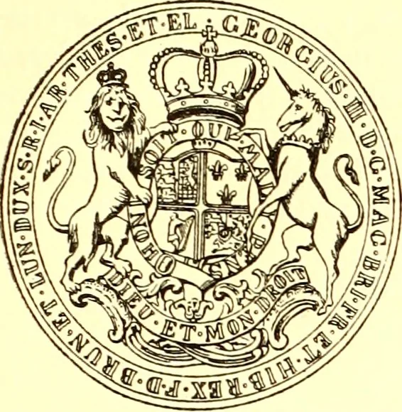 An illustration from Journals of the House of Burgesses of Virginia, 1619, leaf 12