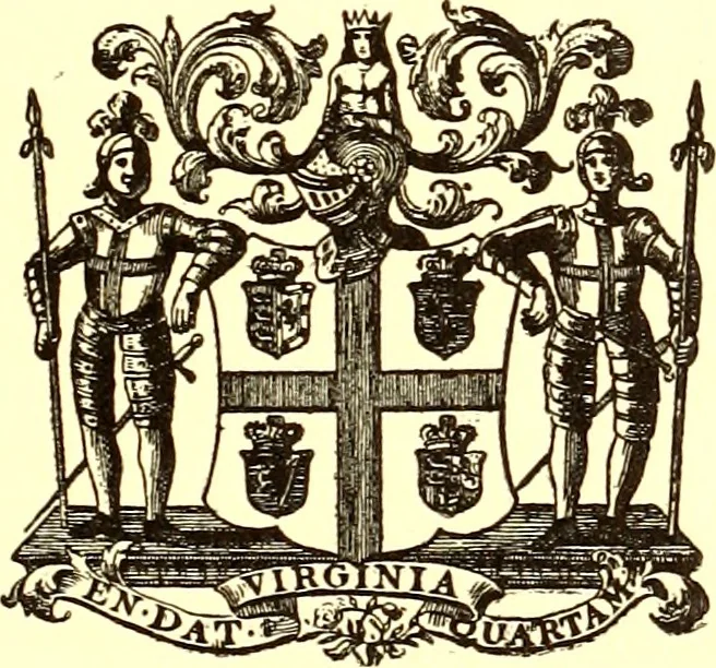 An illustration from Journals of the House of Burgesses of Virginia, 1619, leaf 8