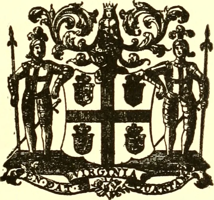 An illustration from Journals of the House of Burgesses of Virginia, 1619, leaf 8