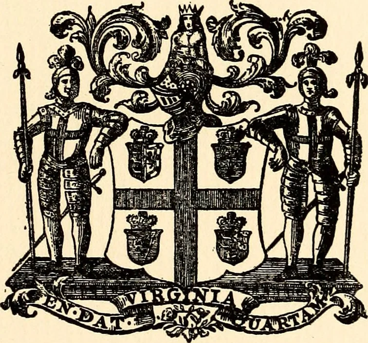 An illustration from Journals of the House of Burgesses of Virginia, 1619, leaf 6
