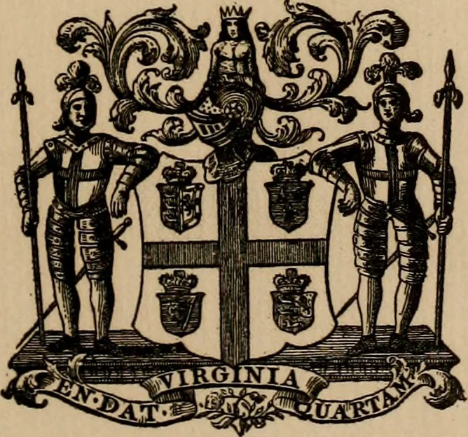 An illustration from Journals of the House of Burgesses of Virginia, 1619, leaf 8