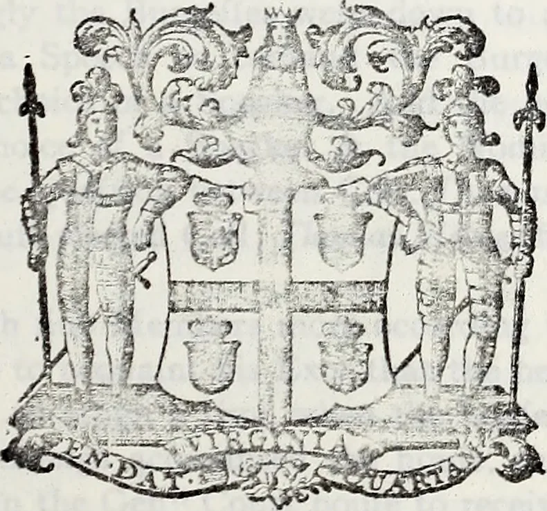 An illustration from Journals of the House of Burgesses of Virginia, 1619, leaf 1016