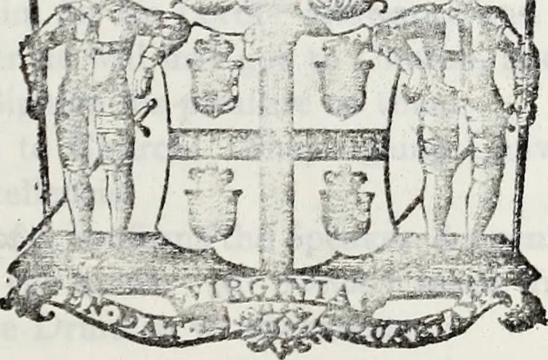 An illustration from Journals of the House of Burgesses of Virginia, 1619, leaf 380